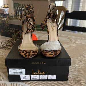 Lulu's Leopard Print Women's Heels